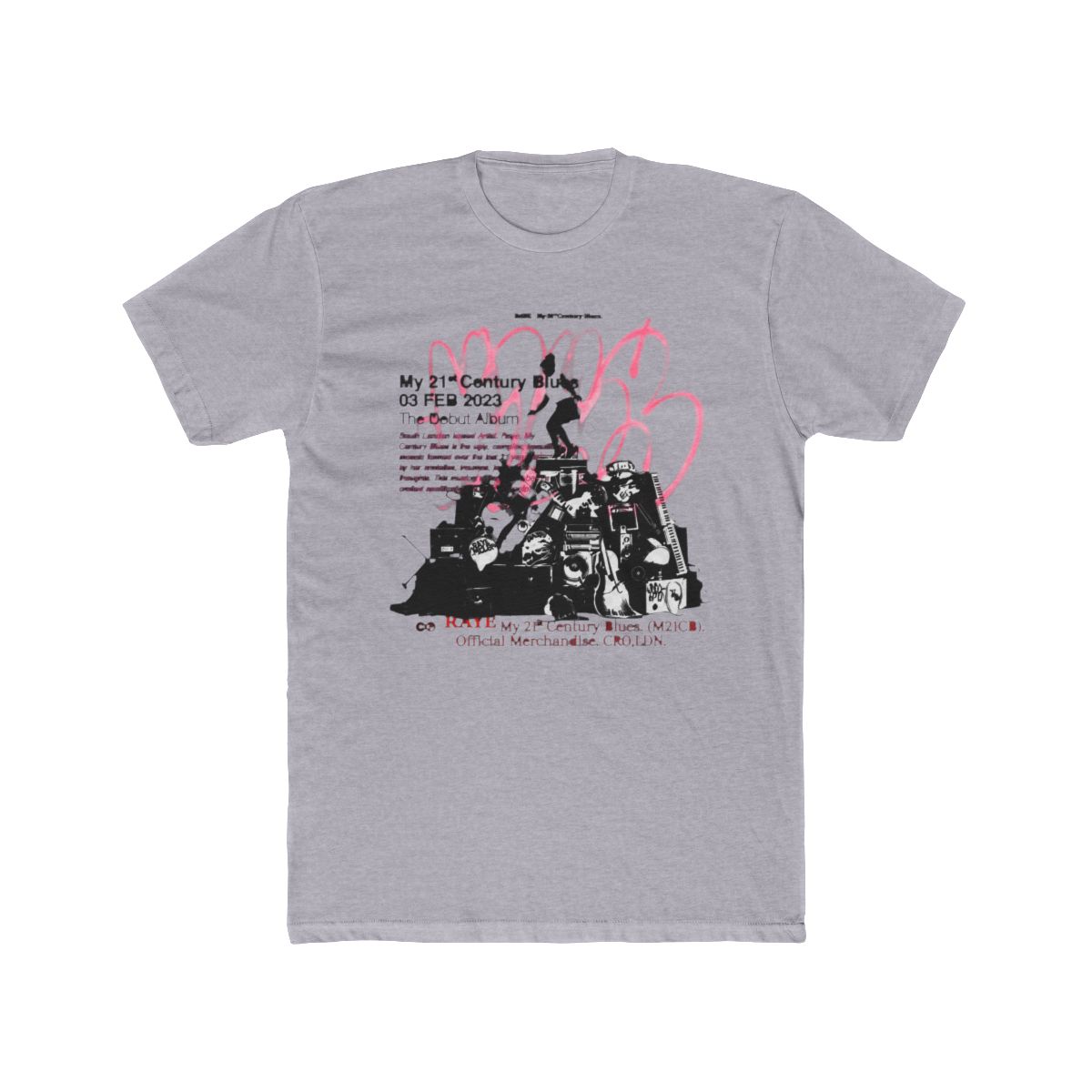 Raye My 21st" Century Blues 03 Feb 2023 The Debut Album Gift For Music Fan, Graphic T Shirt, Classic Men Shirt - Ricardo Seco Shop