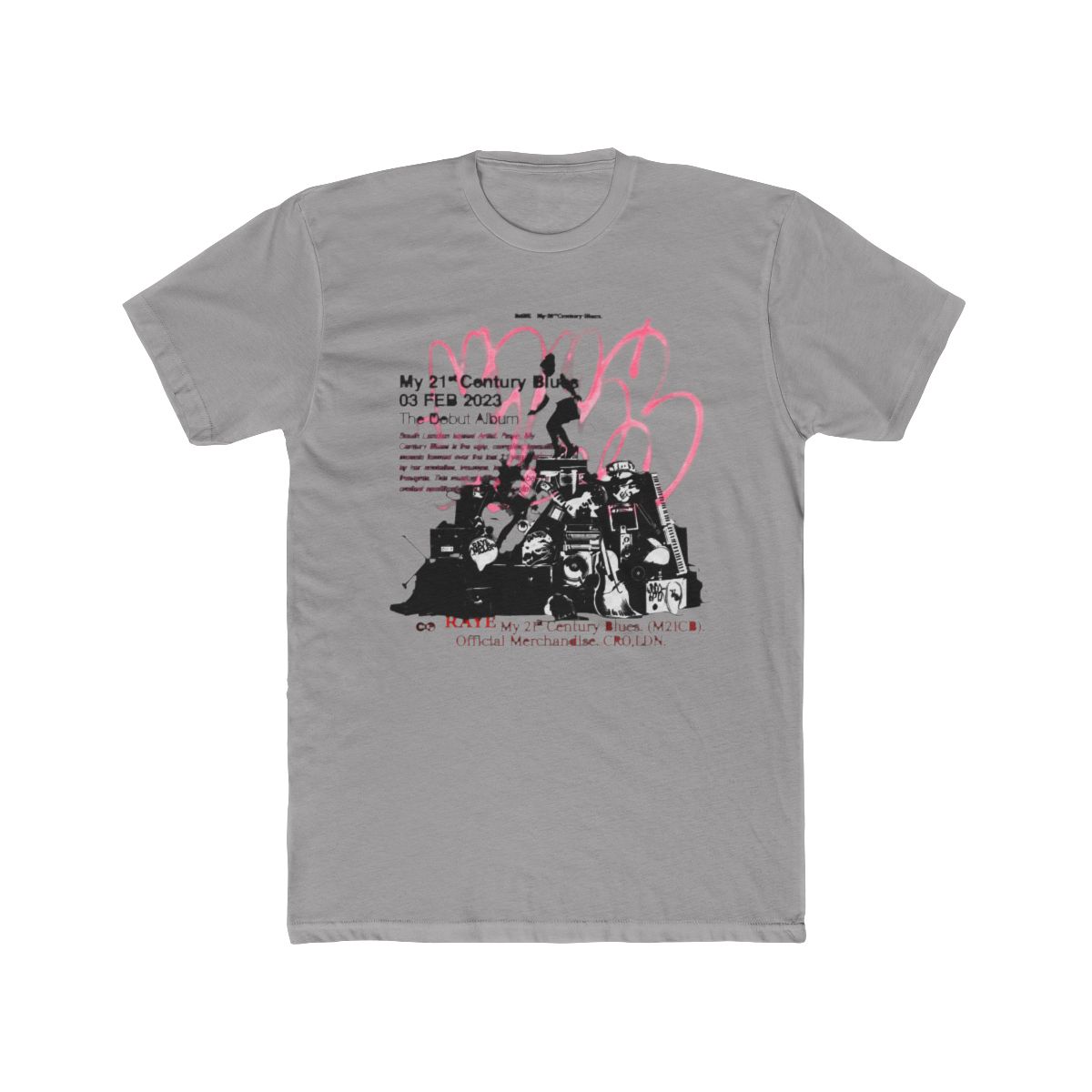 Raye My 21st" Century Blues 03 Feb 2023 The Debut Album Gift For Music Fan, Graphic T Shirt, Classic Men Shirt - Ricardo Seco Shop - Official t-shirts merchandise