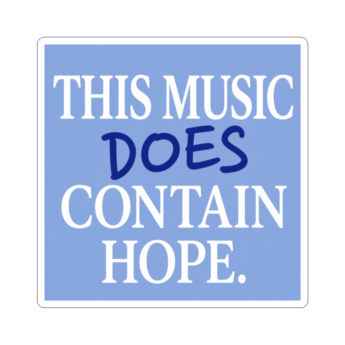 This Music Does Contain Hope - RAYE Lyrics - Official Stickers merchandise