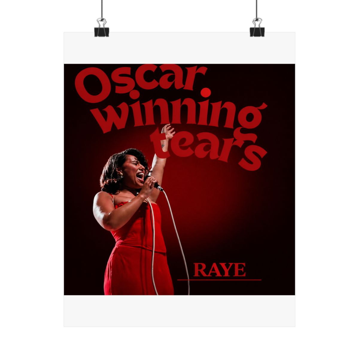 Oscar Winning Tears Raye - alternate angle 4, merchandise