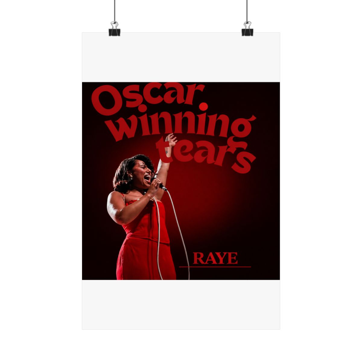 Oscar Winning Tears Raye - alternate angle 3, merchandise