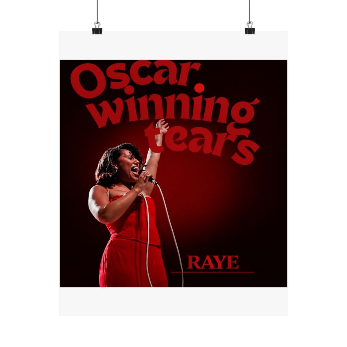 Oscar Winning Tears Raye - alternate angle 2, merchandise