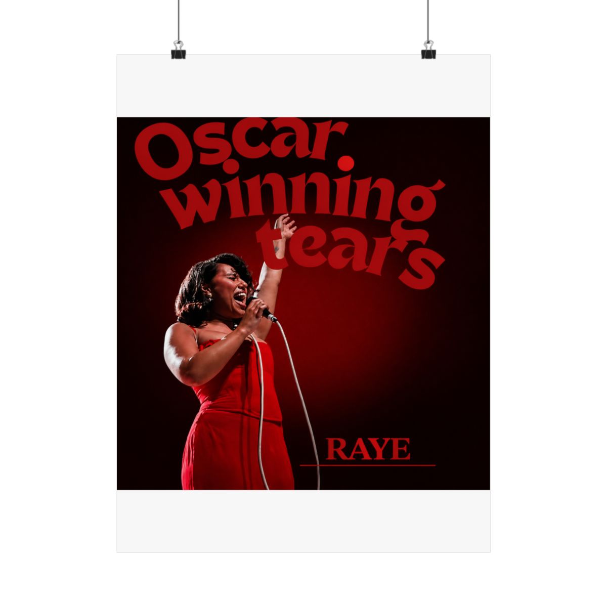 Oscar Winning Tears Raye - alternate angle 1, merchandise