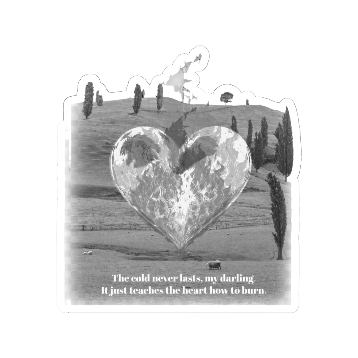 RAYE Click Clack Symphony, The Cold never lasts - Official Stickers merchandise
