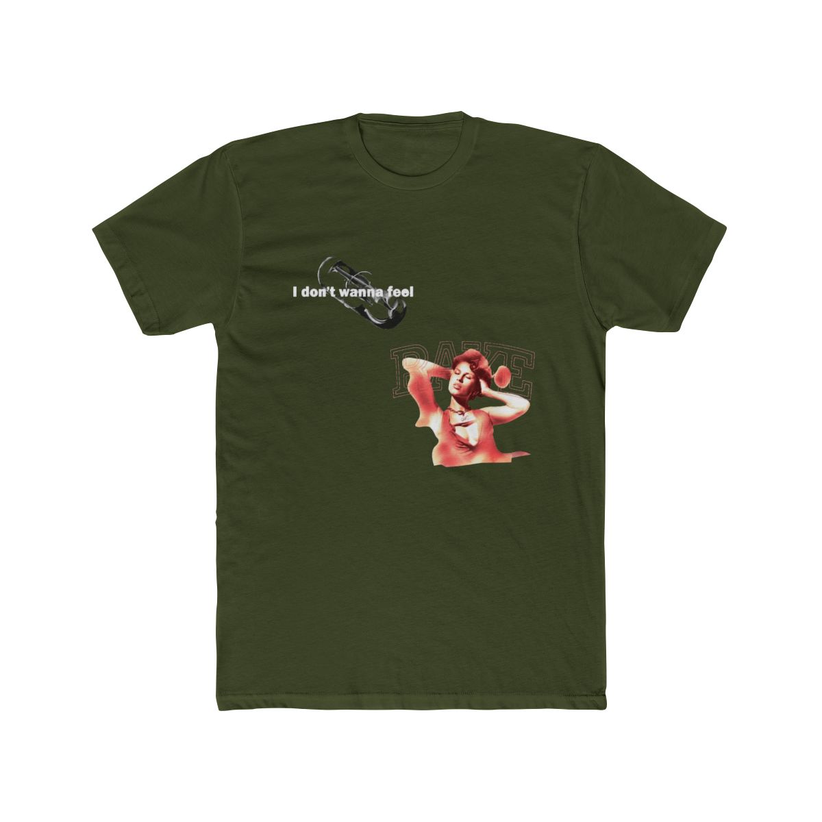 Raye Merch I Don't Wanna Feel T Shirt Short Sleeve Women Men Summer Tee Top Tshirt - alternate angle 4, merchandise